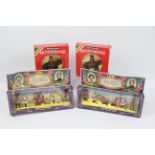 Britains - 4 x boxed figure sets, two Silver Jubilee sets # 7225 and two Queen on Horseback # 7232.