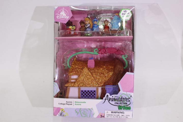 Disney - 3 x boxed Disney Animations Collection Littles sets - Lot includes an Aurora Cottage - Image 3 of 4