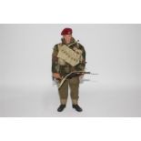 Blue Box - An unboxed Blue Box 'Elite Force' 12" action figure of a WW2 British Paratrooper 'Sgt