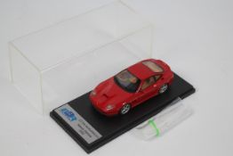 BBR Models - A hand built resin 1:43 scale Ferrari 575 Maranello Salon Geneve 2002 car.