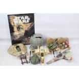 Kenner - Galoob - Star Wars - A collection of Star Wars items including 2 X WIng Fighters,