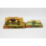 Dinky - 2 x Military gun models from the 1970s,