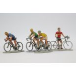 Britains, Herald - Four unboxed Britains Herald Racing Cyclists.