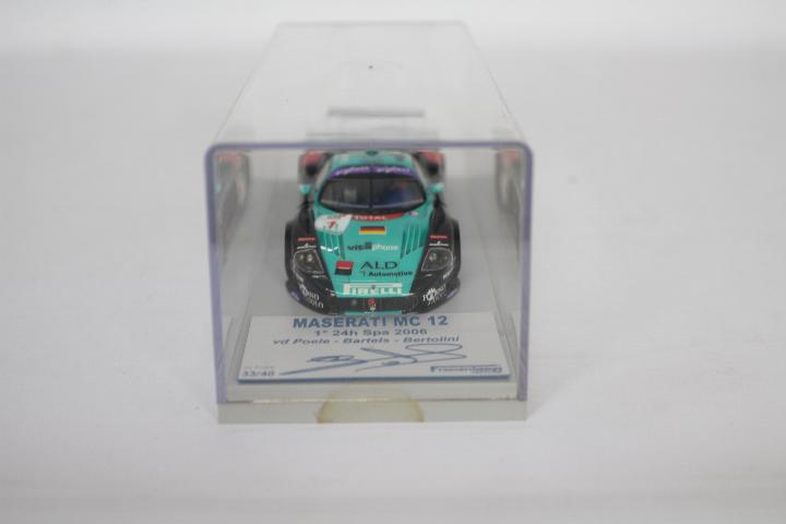 BBR - Francorchamps Models - A limited edition hand built resin 1:43 scale Maserati MC12 Spa 2006 - Image 3 of 5