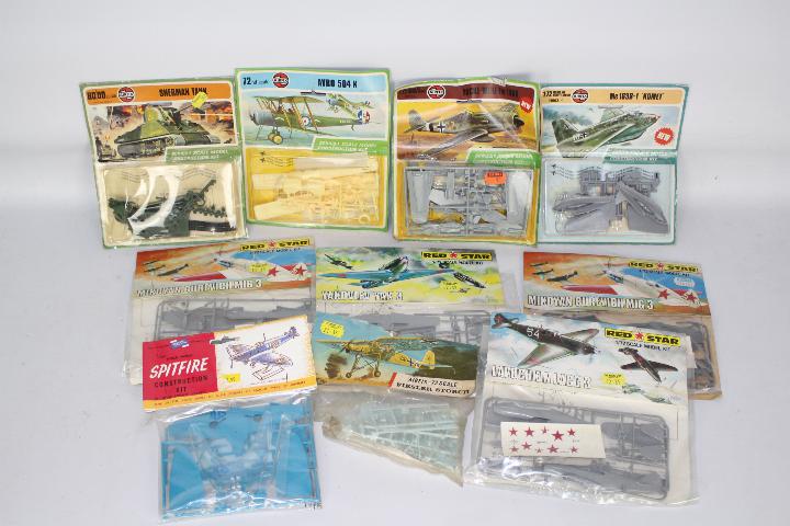 Airfix, Red Star - 10 bagged and blister packed 1:72 scale plastic model kits.