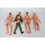 Tommy Gunn, Zodiac Toys, Pedigree - Four Tommy Gunn action figures,