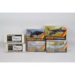 Matchbox, Merlin Models - Six boxed 1:72 scale plastic military aircraft model kits.