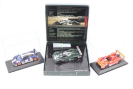 Minichamps - 3 x models in 1:43 scale, McLaren F1 in Gulf livery,