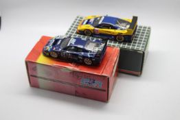 BBR Models - 2 x hand built resin Ferrari F40 models in 1:43 scale,