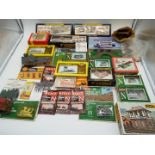 N Gauge Scenics - a mixed lot of scenics to include Graham Farish, Ratio, Merit, Peco,