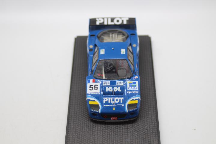 BBR Models - A hand built resin 1:43 scale Ferrari F40 in Pilot Pen Racing livery. # 105173. - Image 2 of 4