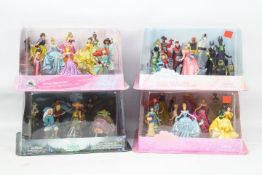 Disney - 4 x boxed Disney Princess and Raya and the Last Dragon Deluxe Figurine Playsets - Disney