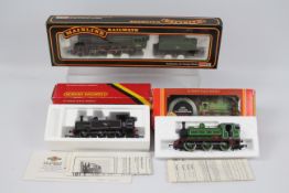 Mainline - Hornby - 3 x 00 gauge steam locos, a 4-6-0 Class 4 operating number 75001 # 37053, a B.R.