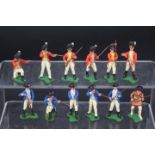 Britains Swoppets - A collection of 12 loose Britains Swoppets soldiers from the Britains American