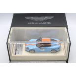 Tecnomodel - A limited edition 2010 Aston Martin DBS in 1:43 scale in Gulf Racing livery with the