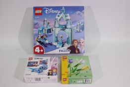 Lego - 3 x boxed Lego sets - Lot includes a #43194 Disney Frozen 'Anna and Elsa's Frozen