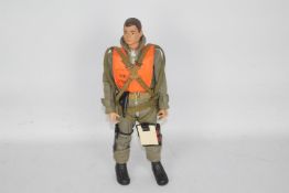 Palitoy, Action Man - An unboxed vintage Palitoy Action Man figure in Scramble Pilot outfit.