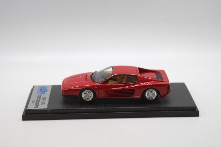 BBR Models - A hand built resin 1:43 scale 1984 Ferrari Testarossa in traditional red. # BBR139A. - Image 2 of 5