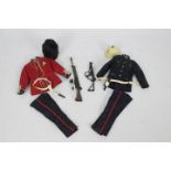 Pedigree, Tommy Gunn - Two unboxed incomplete 'Tommy Gunn' uniform sets.