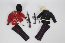 Pedigree, Tommy Gunn - Two unboxed incomplete 'Tommy Gunn' uniform sets.