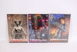 Marvel - X-Men - 3 x limited edition signed X-Men comic books,