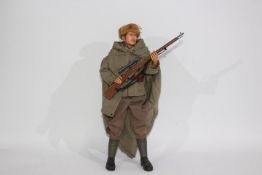 Dragon - An unboxed Dragon 12" action figure of a WW2 Soviet Red Army Sniper.