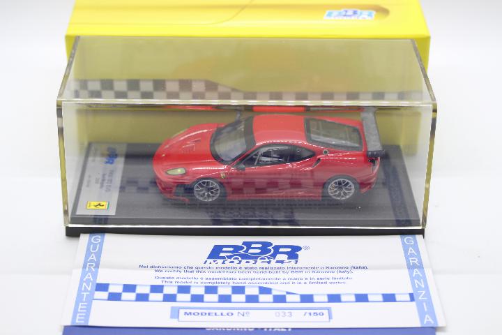 BBR - A limited edition hand built Ferrari F430 GT2 EVO in Test Mugello 2008 finish in 1:43 scale #