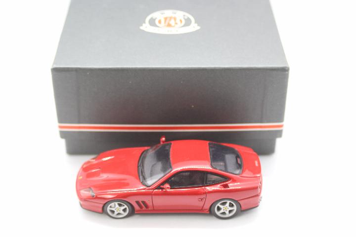 BBR Models - A hand built resin 1:43 scale 1996 Ferrari 550 Maranello in traditional red . # BBR90A.