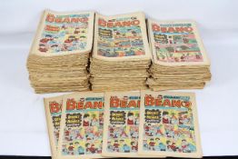 The Beano comics. An excess of 150 The Beano comics from 1985 and 1986 to include No.2268, No.