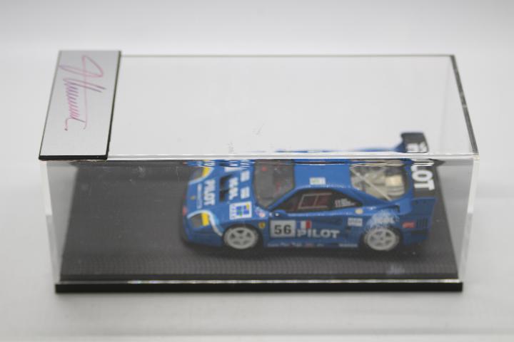 BBR Models - A hand built resin 1:43 scale Ferrari F40 in Pilot Pen Racing livery. # 105173.