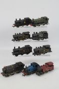 Hornby - Lima - 8 x OO gauge tank engines including GWR Pannier tank number 9400 and other similar