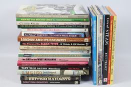 Railway Books - A collection of approximately 20 railway interest books.