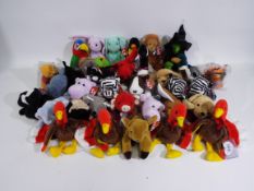 TY Beanie Babies. A selection of 30 Beanie Babies to include: Echo & Floppity and similar.