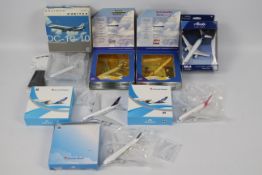 Gemini Jets - Dragon Wings - A collection of 7 boxed diecast 1:400 scale model aircraft in various