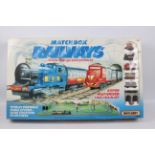 Matchbox - A rare boxed Matchbox Railways set # TN100. with two locos, a couch and a wagon.