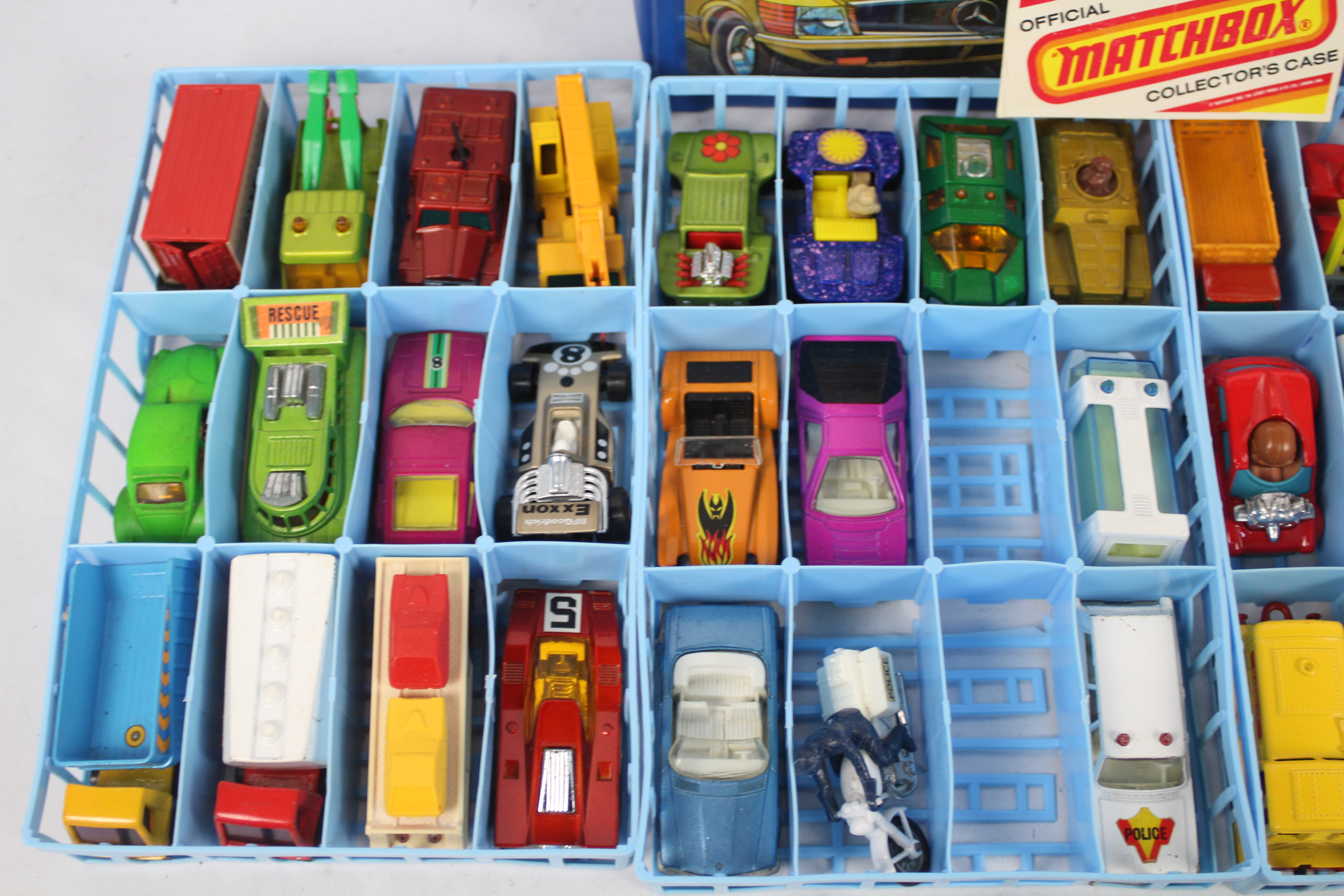 Matchbox - Superfast - A rare late 70s Superfast Carry Case with 4 x trays and 48 x vehicles. - Image 3 of 5