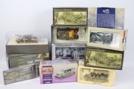 Corgi - WWII - Unsung Heroes - 6 x limited edition military vehicles including M4A3E8 Sherman Tank