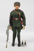 GI Joe, Hasbro - A GI Joe red painted 'Foreign Head' figure,