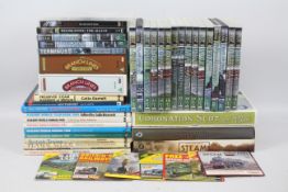 Railway Books - A collection of railway interest books and railway related DVD's with a boxed