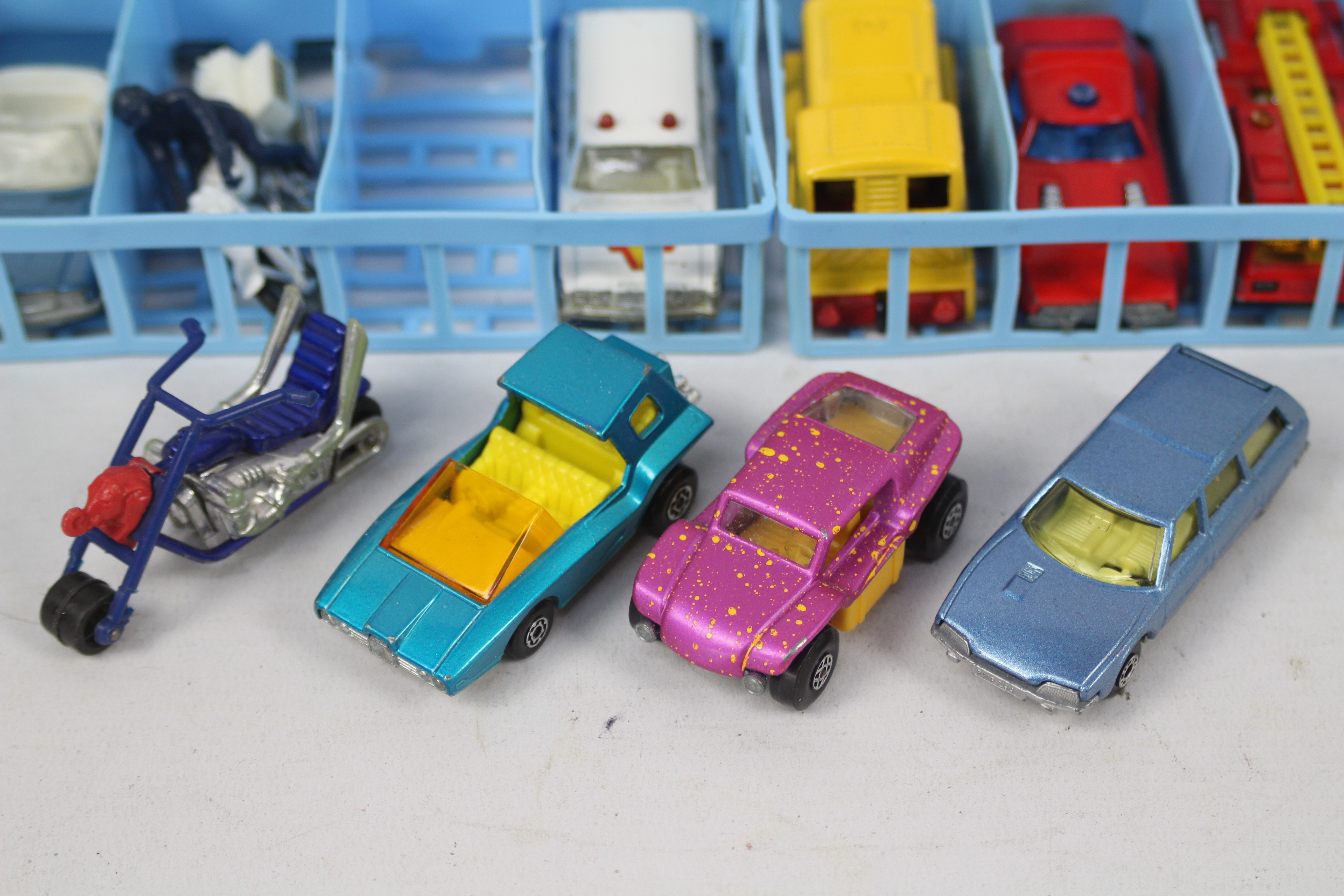 Matchbox - Superfast - A rare late 70s Superfast Carry Case with 4 x trays and 48 x vehicles. - Image 2 of 5