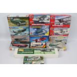 Airfix - Matchbox - Aerographics - 14 x boxed model kits including Gloster Gladiator # A02052,