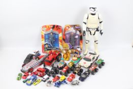 Star Wars - Transformers - Dr. Who - Tin Toys. 33 items approx.