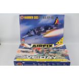 Airfix - 2 x aircraft model kits,