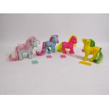 My Little Pony, Hasbro - A collection of four loose My Little Pony G1 Ponies.
