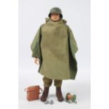 Palitoy, Action Man - A Palitoy dark brown painted hard head Action Man in Command Post outfit.