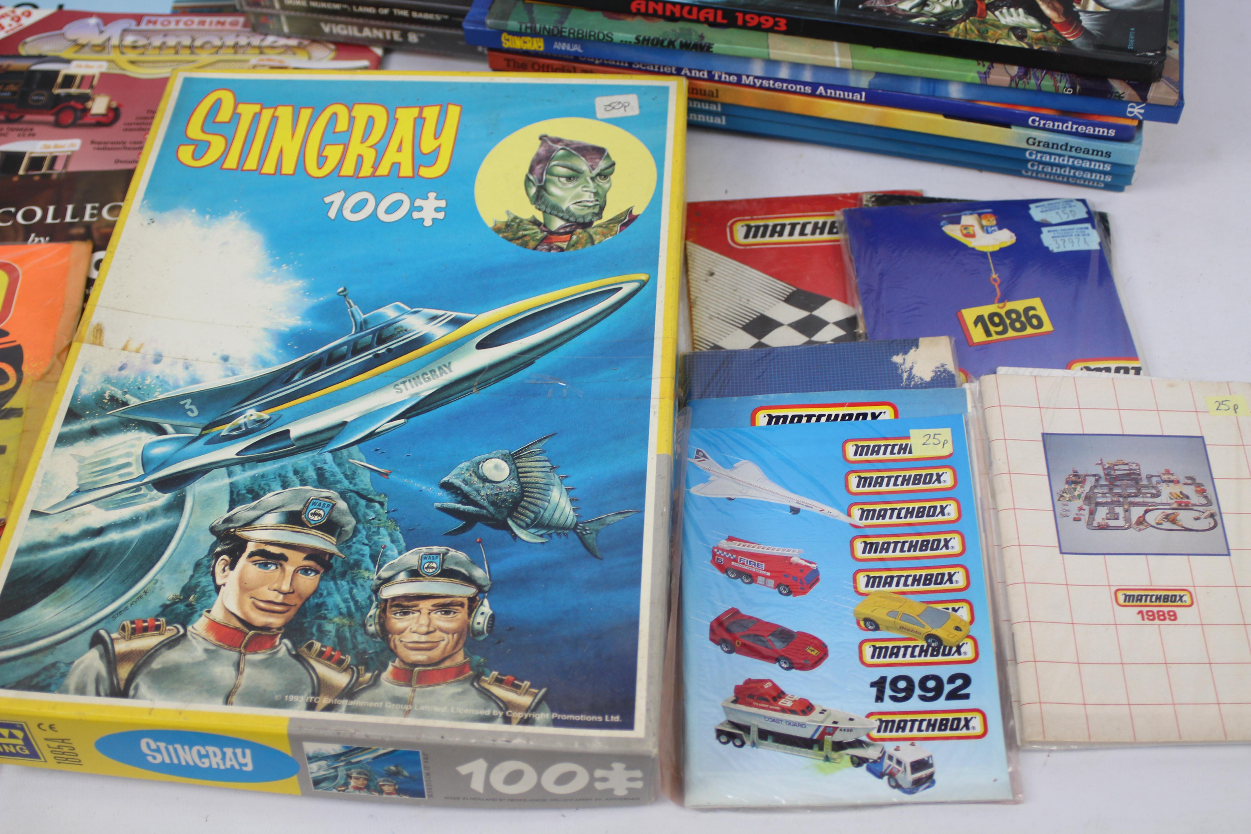 Thunderbirds - Stingray - Matchbox. A collection of Thunderbirds Annuals, comics and art. - Image 4 of 4