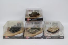Corgi - WWII Legends - 4 x Tank models in 1:50 scale including 2 x Cromwell MK IV # CC60601,