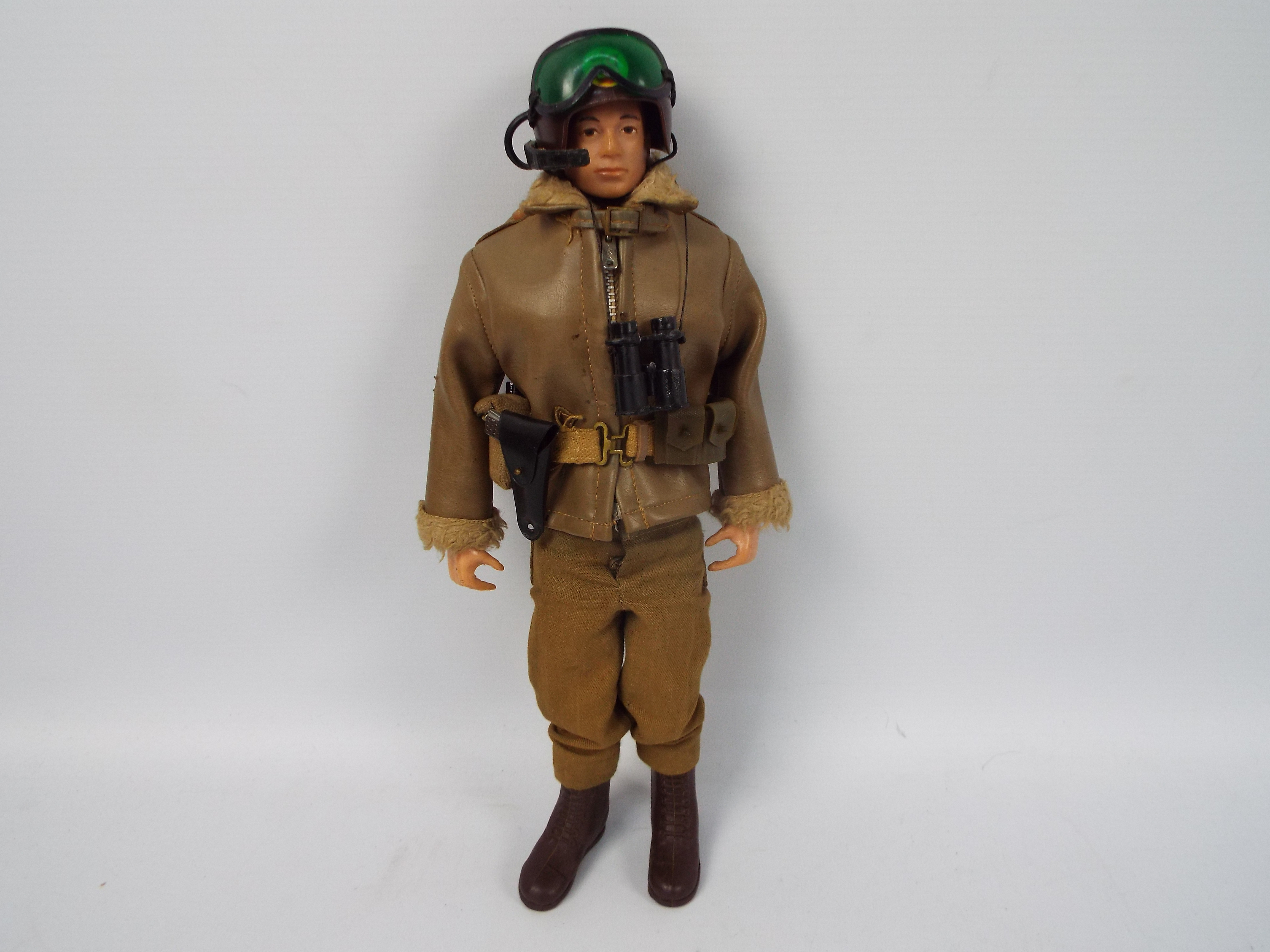 Palitoy, Action Man - A Palitoy brown painted hard head Action Man in Armoured Car Commander outfit.