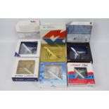 Gemini Jets - Aviation 400 - A collection of five boxed diecast 1:400 scale model aircraft in