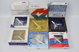 Gemini Jets - Aviation 400 - A collection of five boxed diecast 1:400 scale model aircraft in